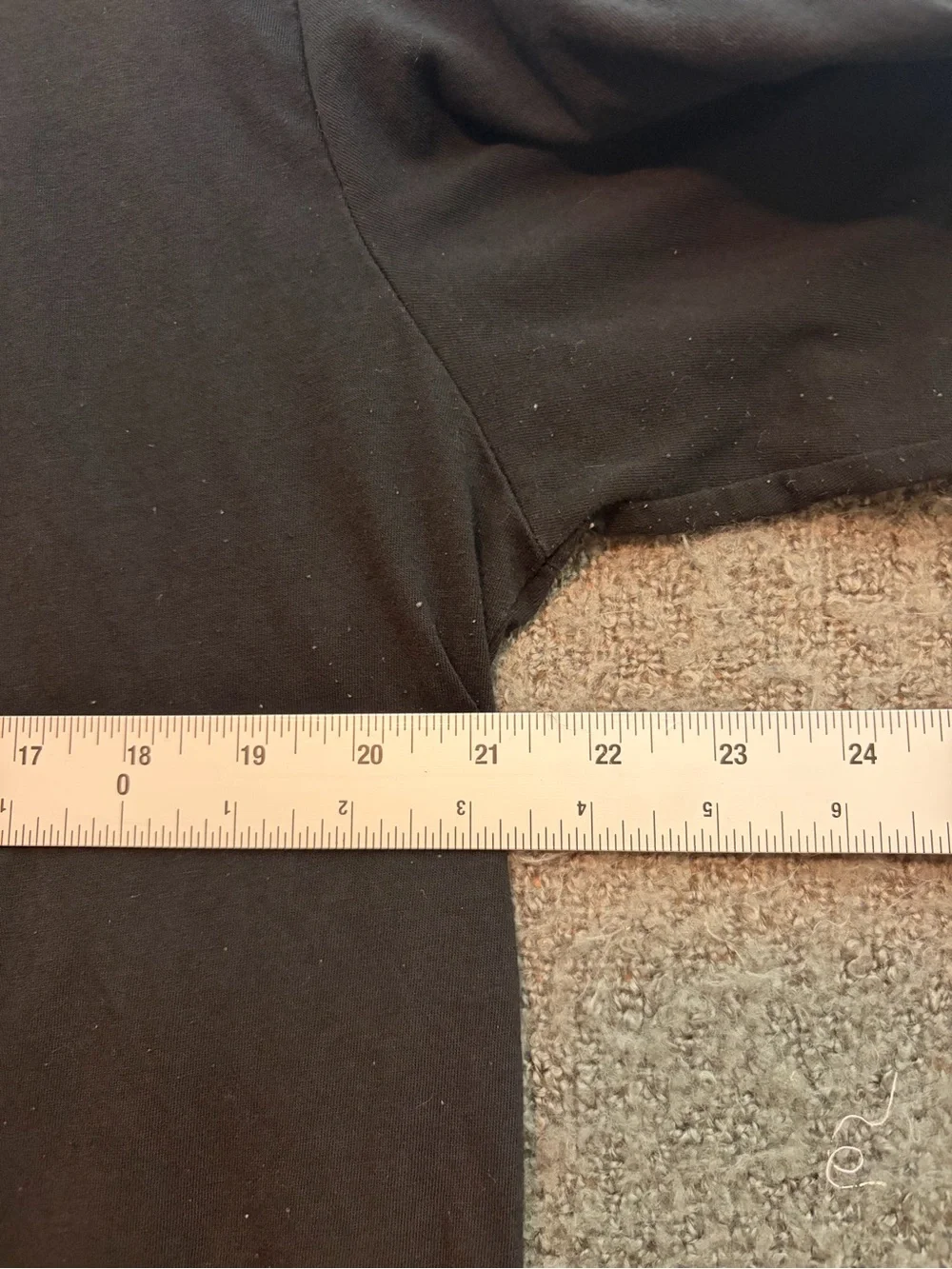 True Religion Black Long-Sleeve Logo Tee